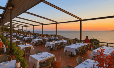 Seaside Dining with a Sunset View – A Perfect Blend of Nature and Elegance